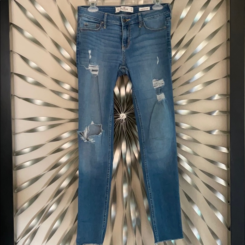 Hollister ripped jeans